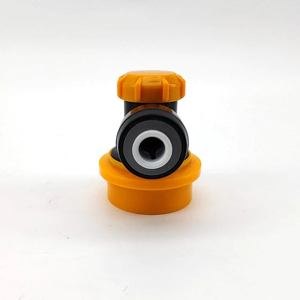 Duotight 6.35mm (1/4) x Ball Lock Disconnect - (Black + Yellow Liquid)